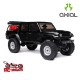 1-24 SCX24 Jeep JT Gladiator 4X4 RTR Brushed Rock Crawler (Battery & Charger Included) Black